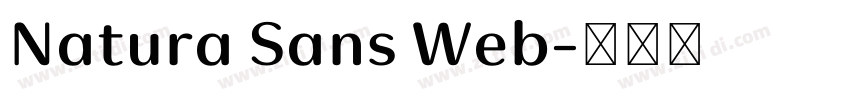 Natura Sans Web字体转换